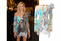 Платье Balmain Yoke Dress