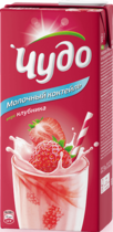Молочный коктейль с клубникой