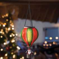 Санта на воздушном шаре с подсветкой