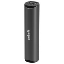 Внешний аккумулятор Takeit Steel 2600 mAh Grey (TKTPBSTEEL2600GREY)
