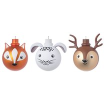 Новогодние игрушки с животными